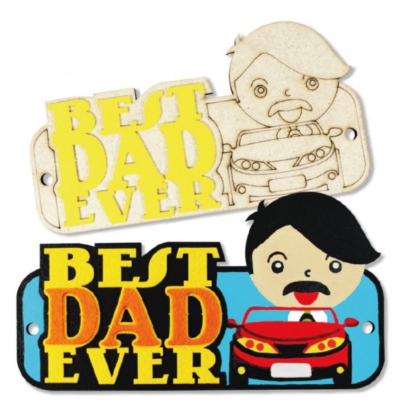 Father's Day Deco With Suction Pack of 3